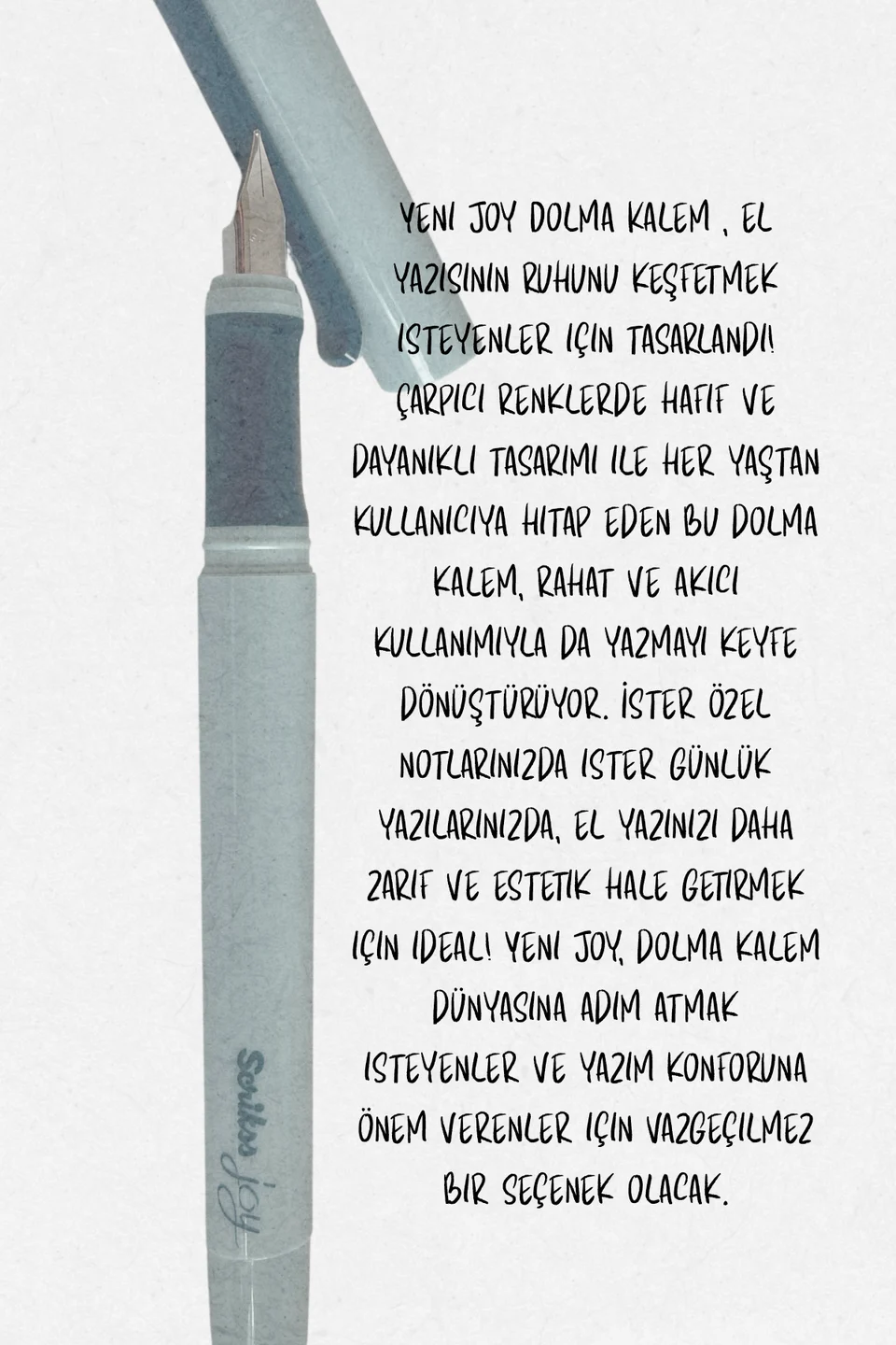 Scrikss Joy Dolma Kalem — Mavi — fotoğraf 5