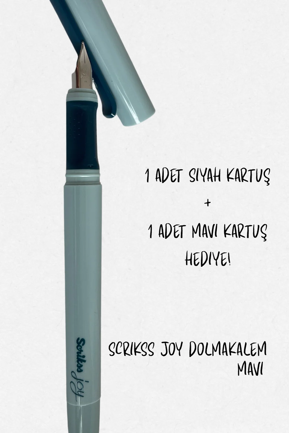 Scrikss Joy Dolma Kalem — Mavi — fotoğraf 3