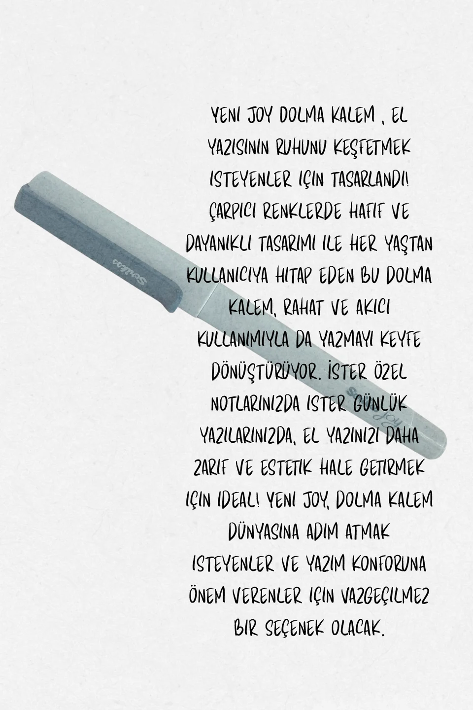 Scrikss Joy Dolma Kalem — Mavi — fotoğraf 6