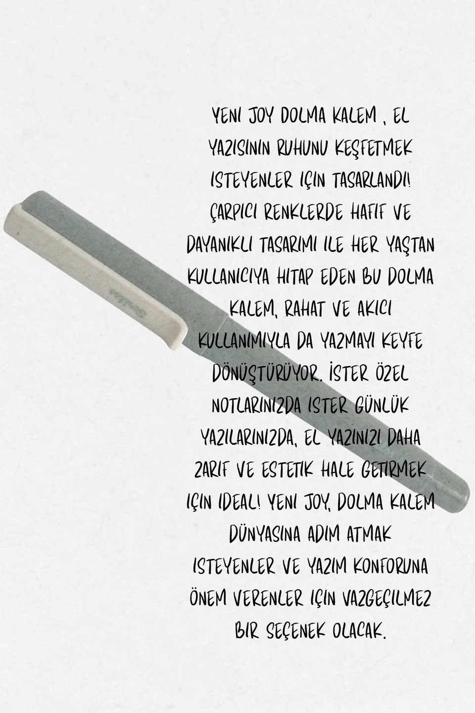 Scrikss Joy Dolma Kalem — Haki — fotoğraf 5