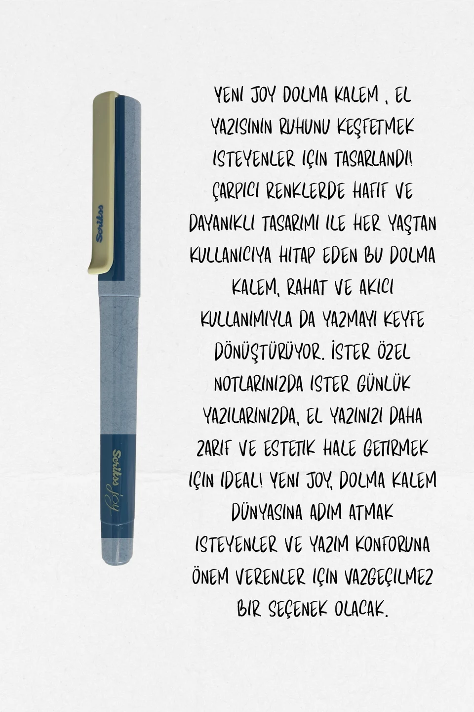 Scrikss Joy Dolma Kalem — İndigo — fotoğraf 5
